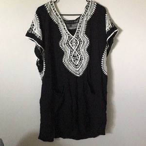 Black and white dress